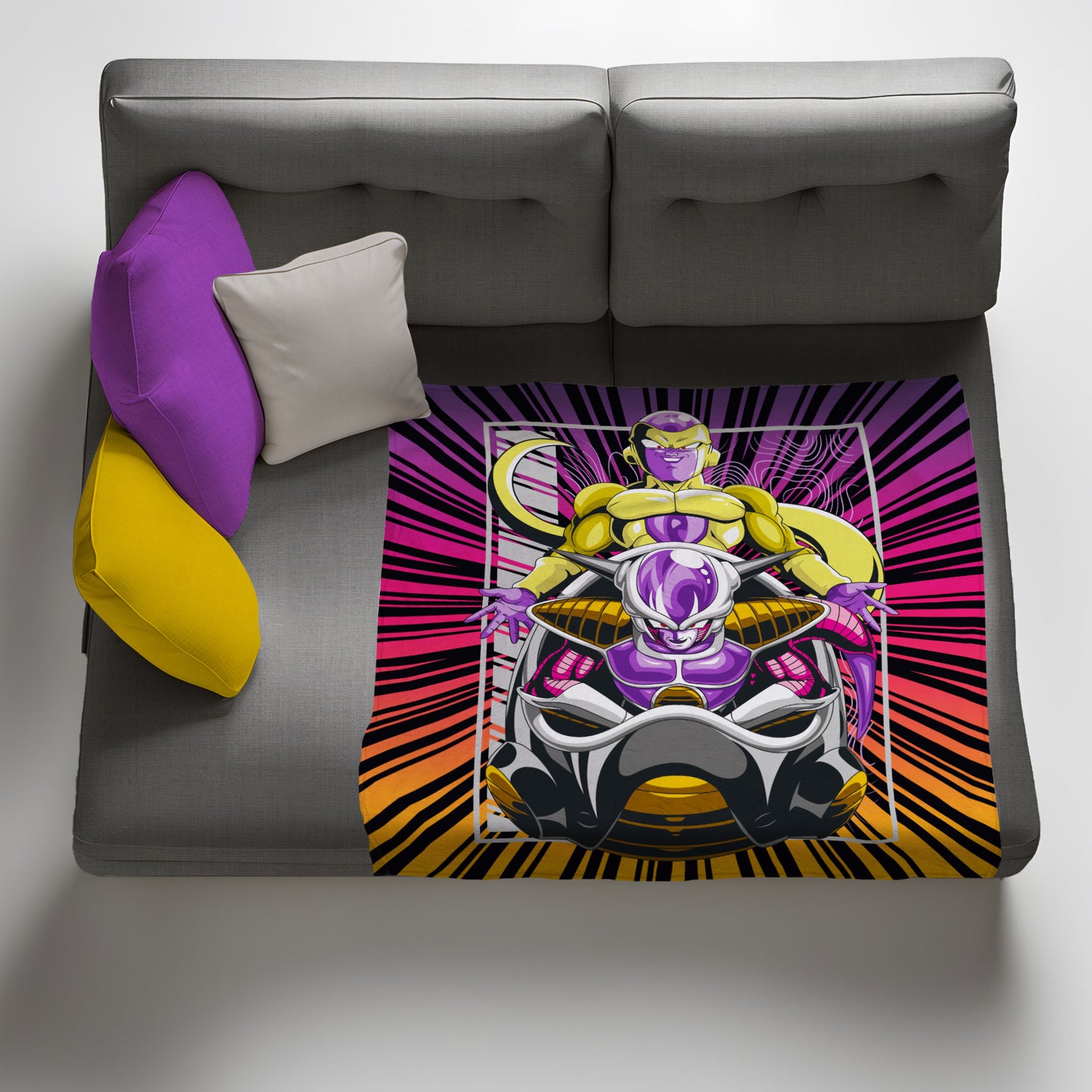 Lord Frieza Light Weight Fleece Blanket