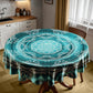 Lotus Mandala Round Tablecloth