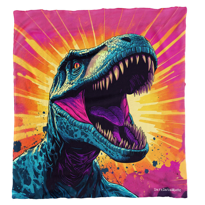 Loud Lizard Light Weight Fleece Blanket by Wikus Schalkwyk