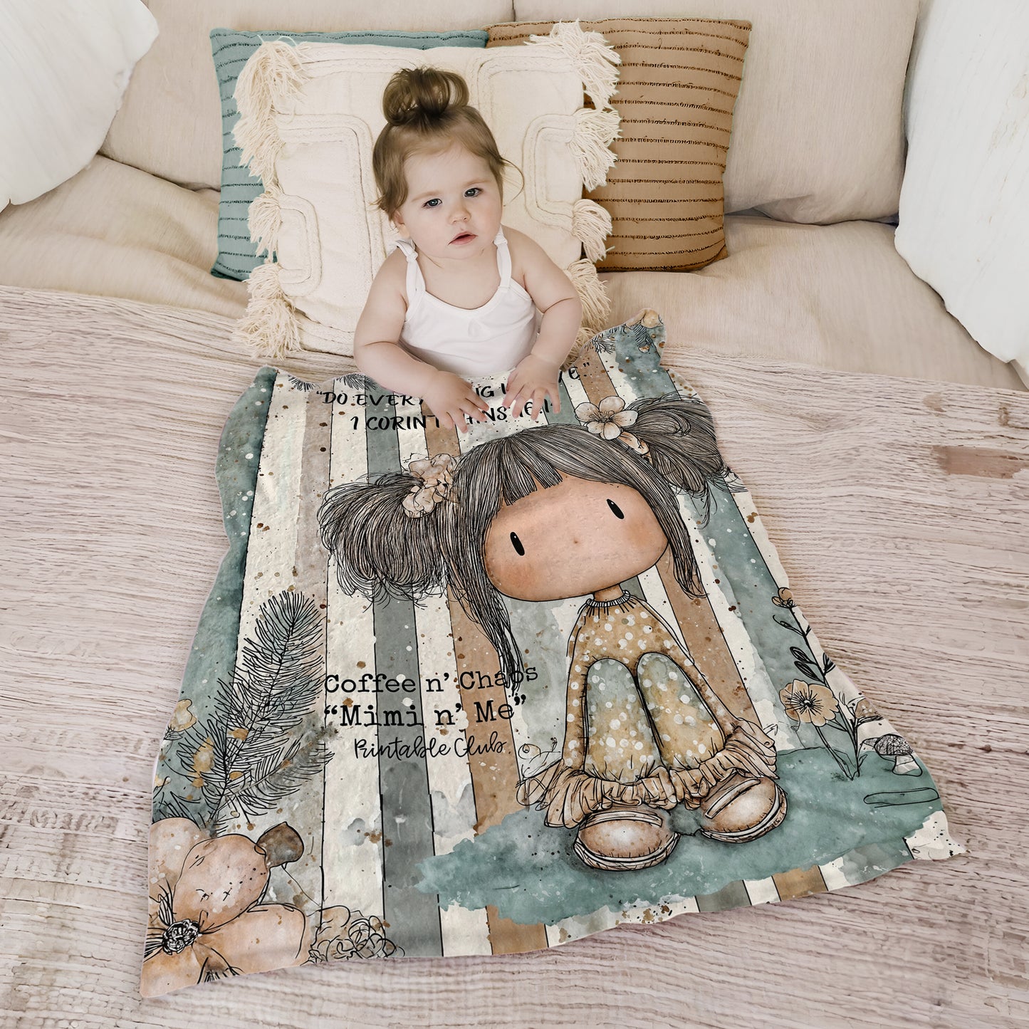 Love Everything Toddler Fleece Blanket