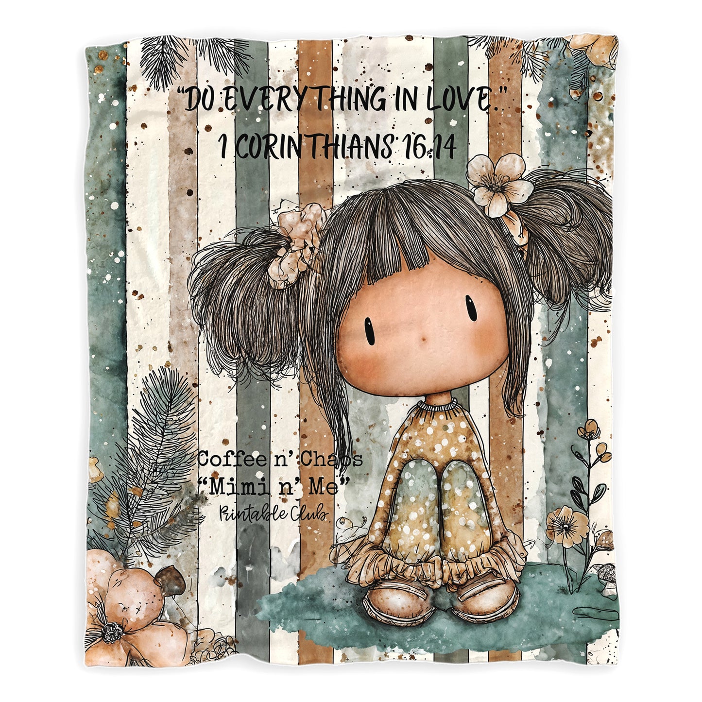 Love Everything Toddler Fleece Blanket
