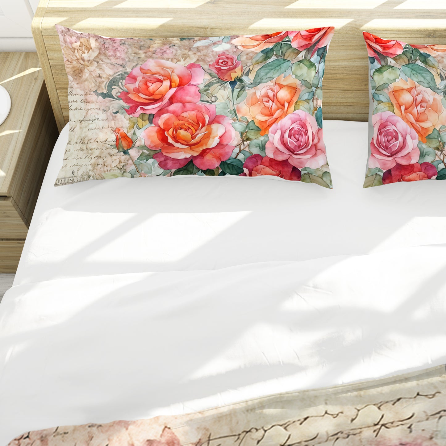 Love Notes Roses Duvet Cover Set