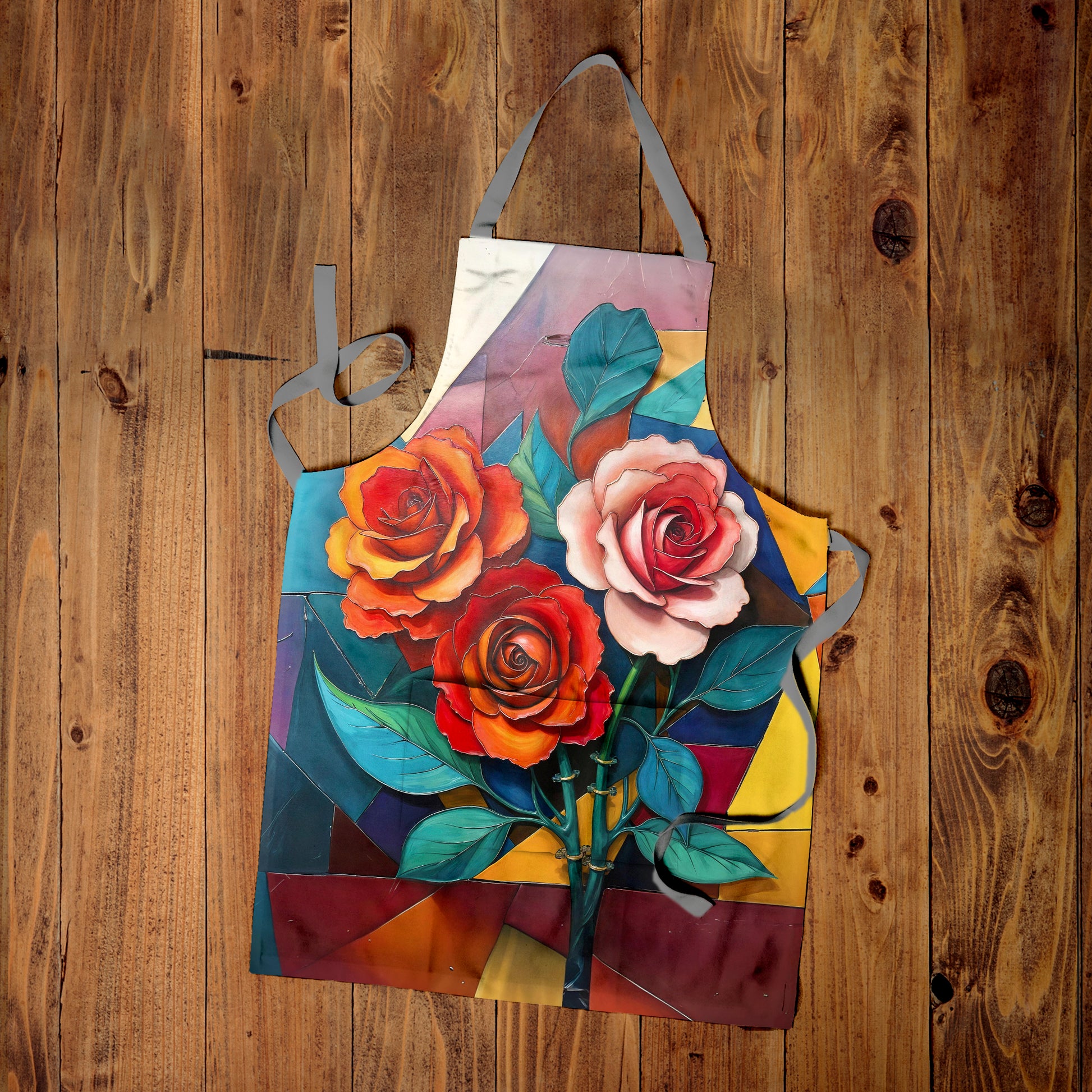 Apron Roses Love Of Roses Apron – Print with Passion Decor