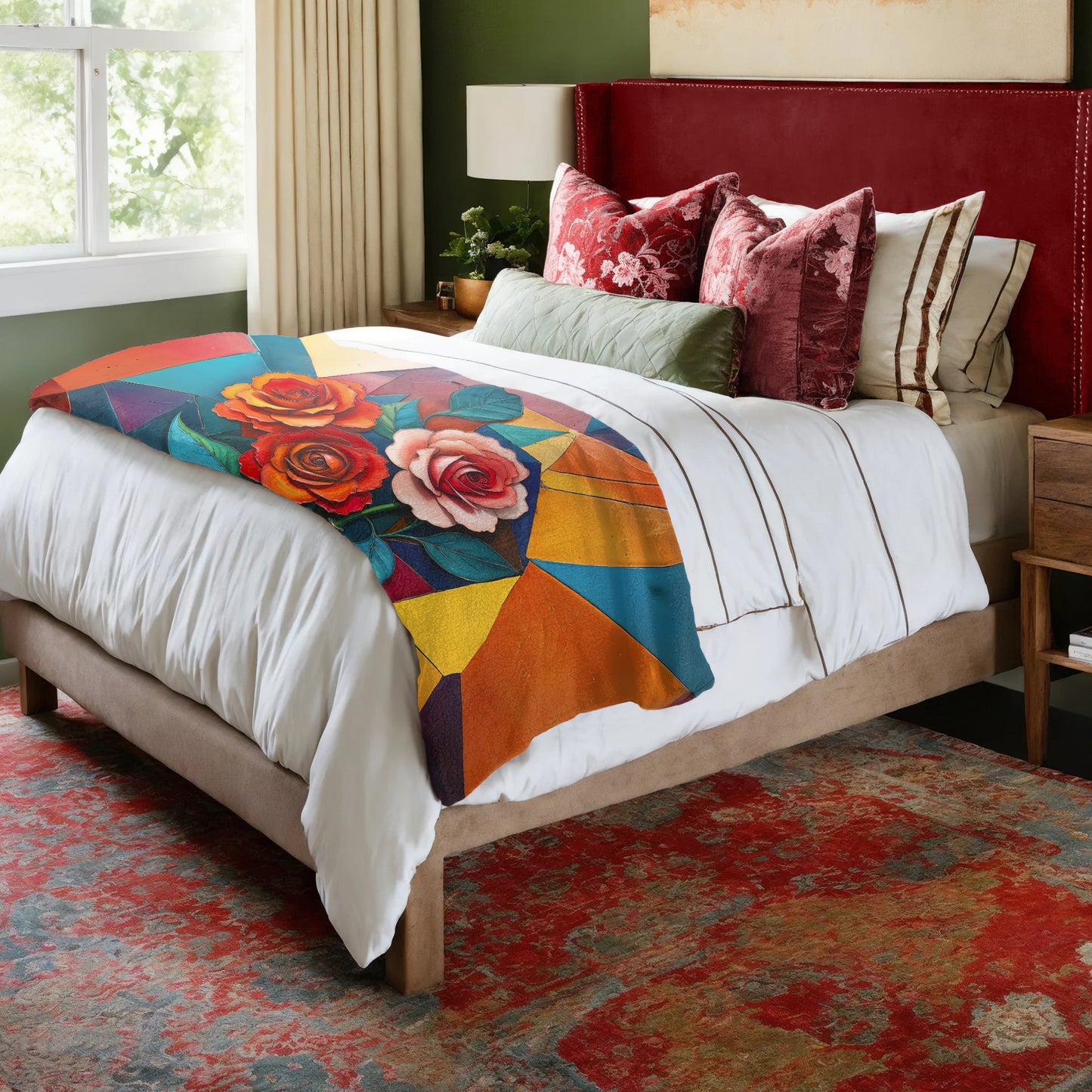 Love Of Roses Bed Throw