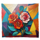 Love Of Roses Light Weight Fleece Blanket