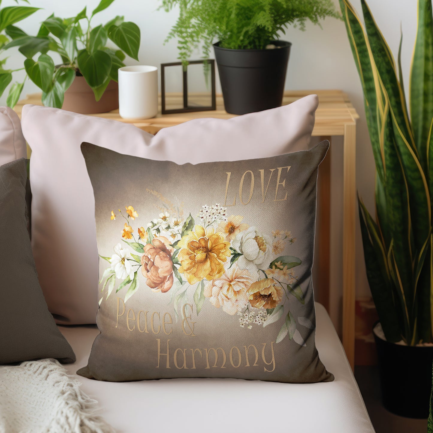 Love Peace And Harmony Luxury Scatter by Mark van Vuuren