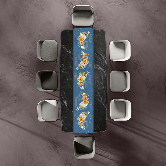 Love Peace Harmony Table Runner by Mark van Vuuren