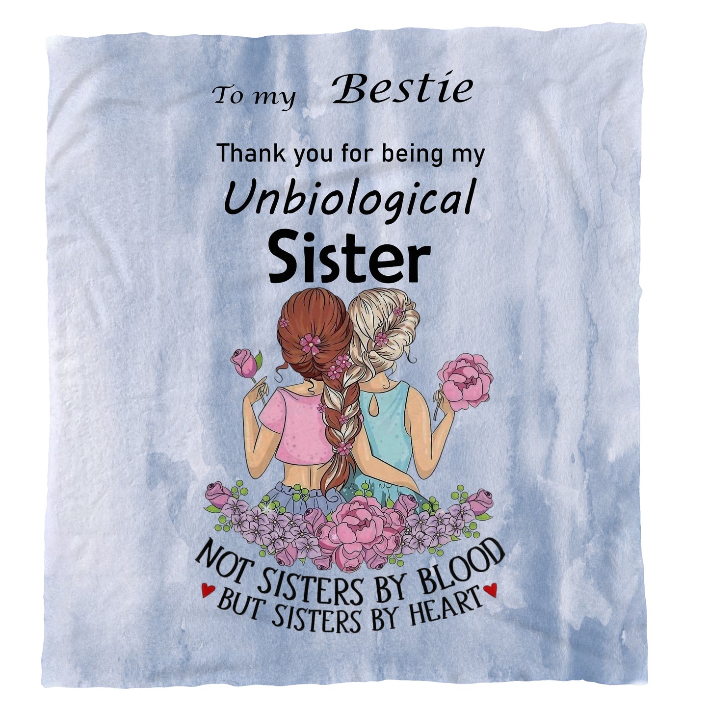 Love You Bestie Light Weight Fleece Blanket