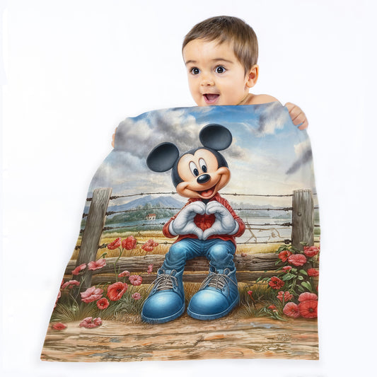 Love You Toddler Fleece Blanket