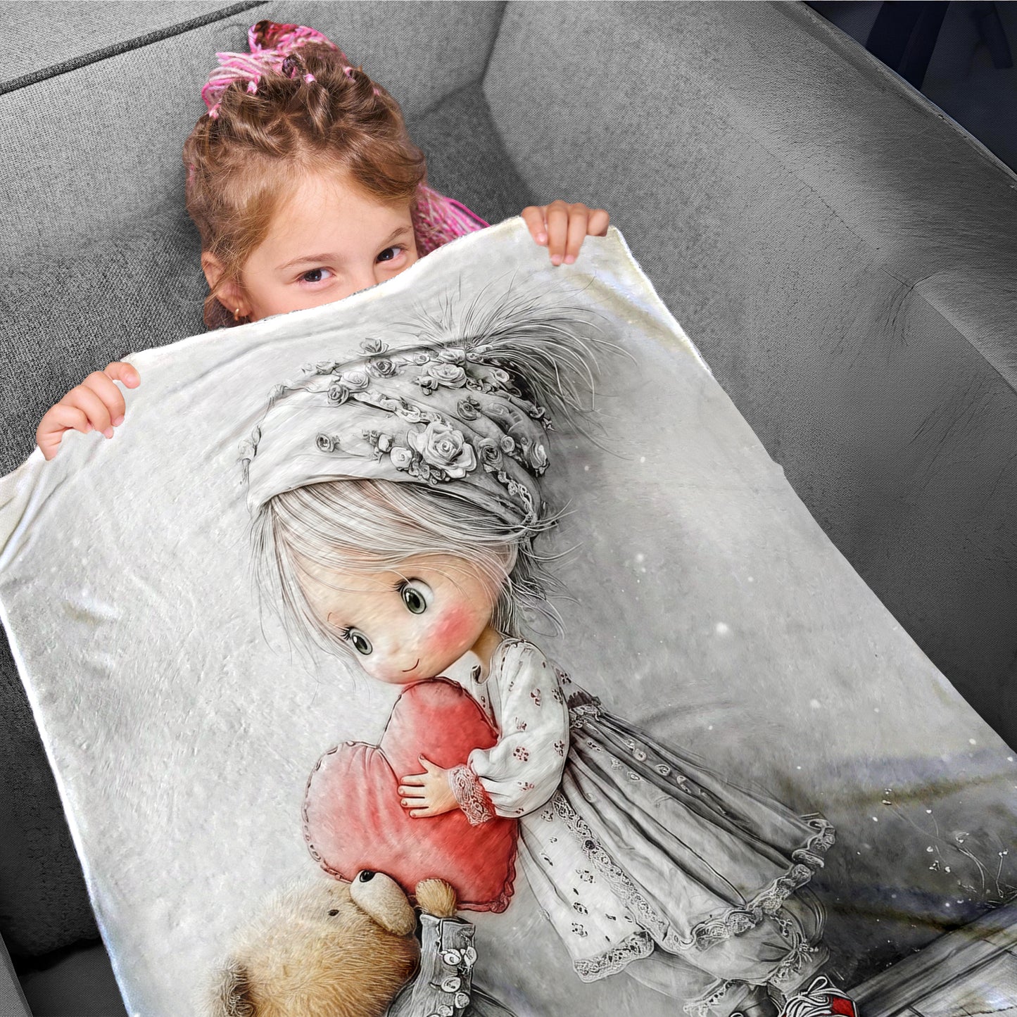 Love for a Little Friend Toddler Fleece Blanket