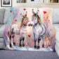 Love is in the Air Light Weight Fleece Blanket