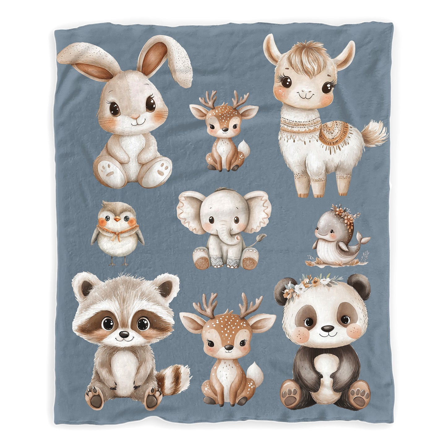 Loving Animals Baby Fleece Blanket by Mark van Vuuren