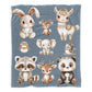 Loving Animals Baby Fleece Blanket by Mark van Vuuren