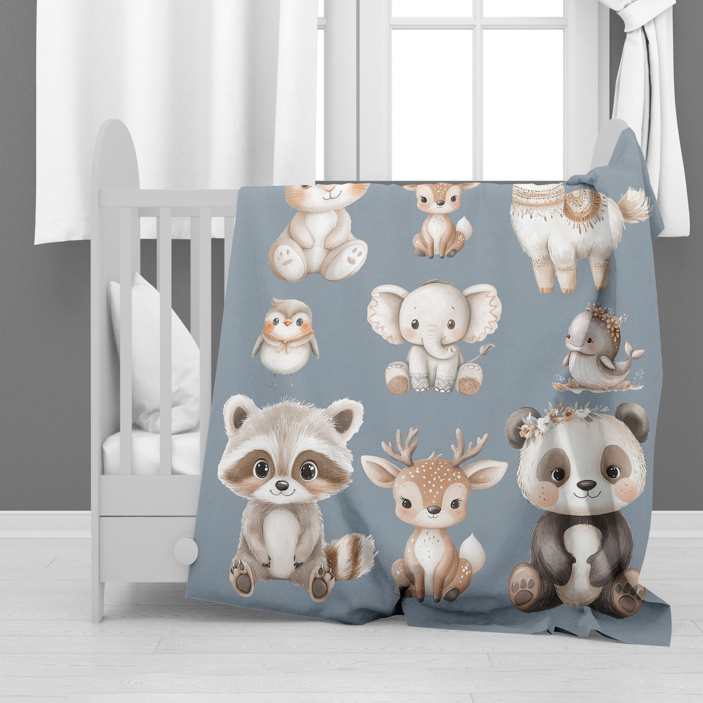 Loving Animals Baby Fleece Blanket by Mark van Vuuren