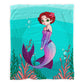 Loving Mermaid Baby Fleece Blanket