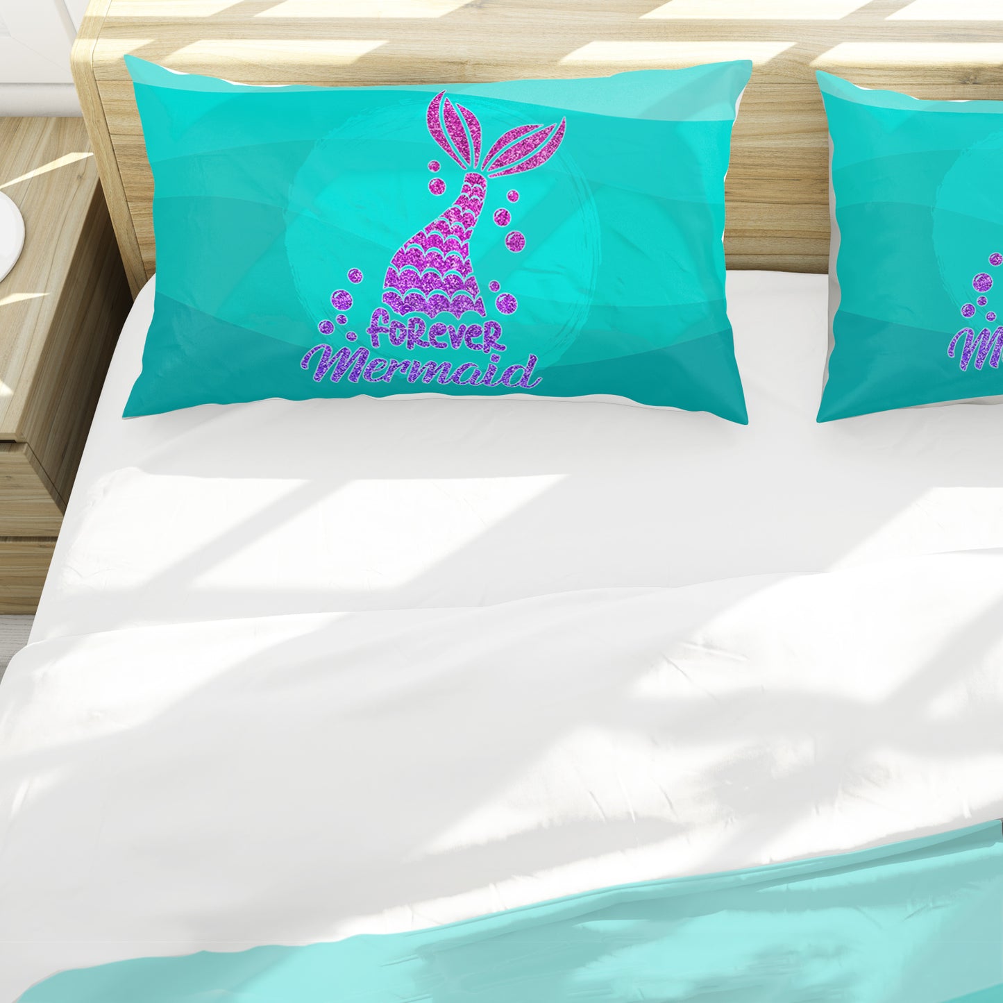 Loving Mermaid Kids Duvet Cover Set