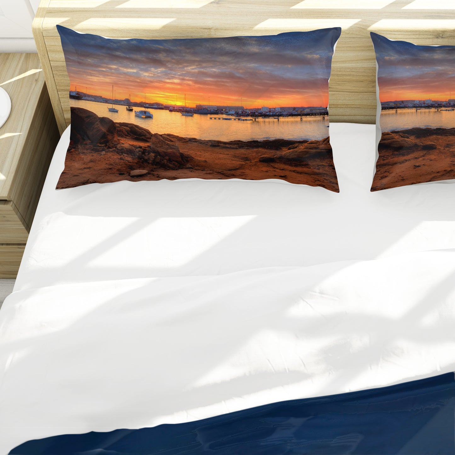 Luderitz Harbour Duvet Cover Set by Annette Heymans