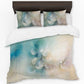 Luminous Beige & Green Duvet Cover Set