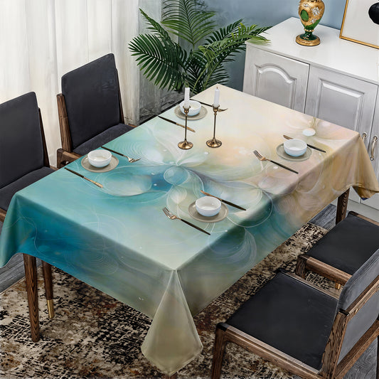 Luminous Bloomveil Rectangle Tablecloth