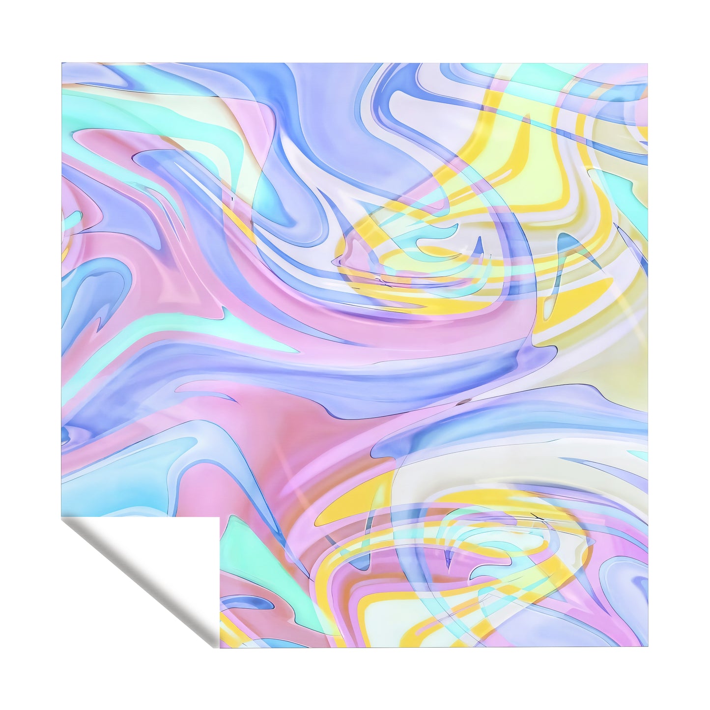 Luminous Drift Square Tablecloth