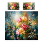 Luminous Peony Duvet Cover Set