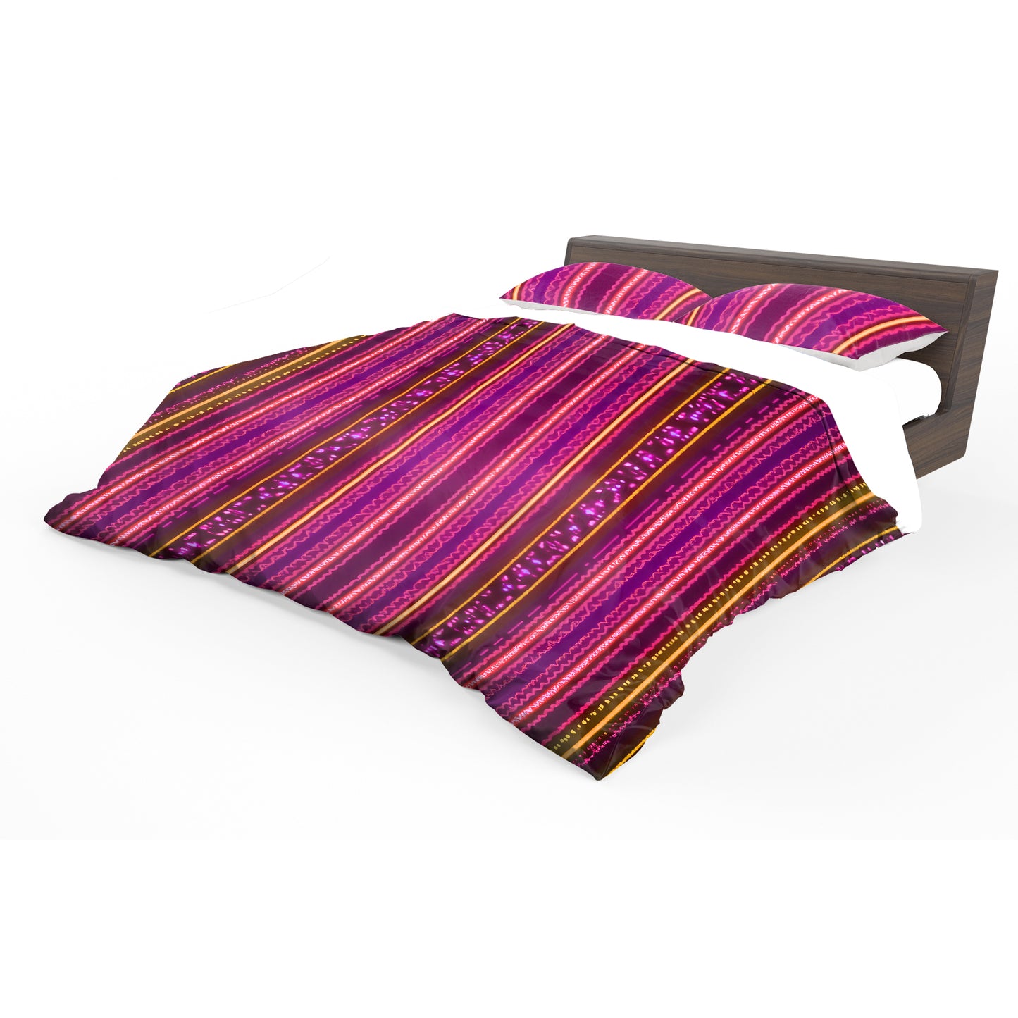 Luminous Pink Duvet Cover Set