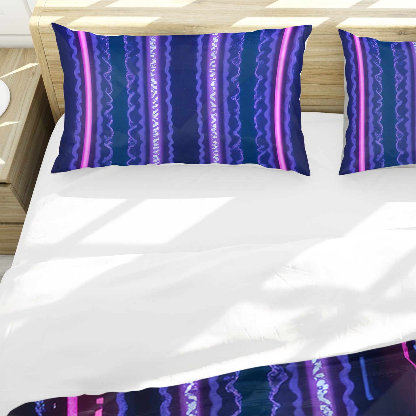Luminous Purple Duvet Cover Set