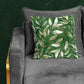 Lush Green Leaves Pattern Luxury Scatter by Mark van Vuuren