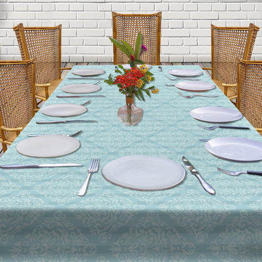 Luxury Mint Green 3m Rectangle Tablecloth