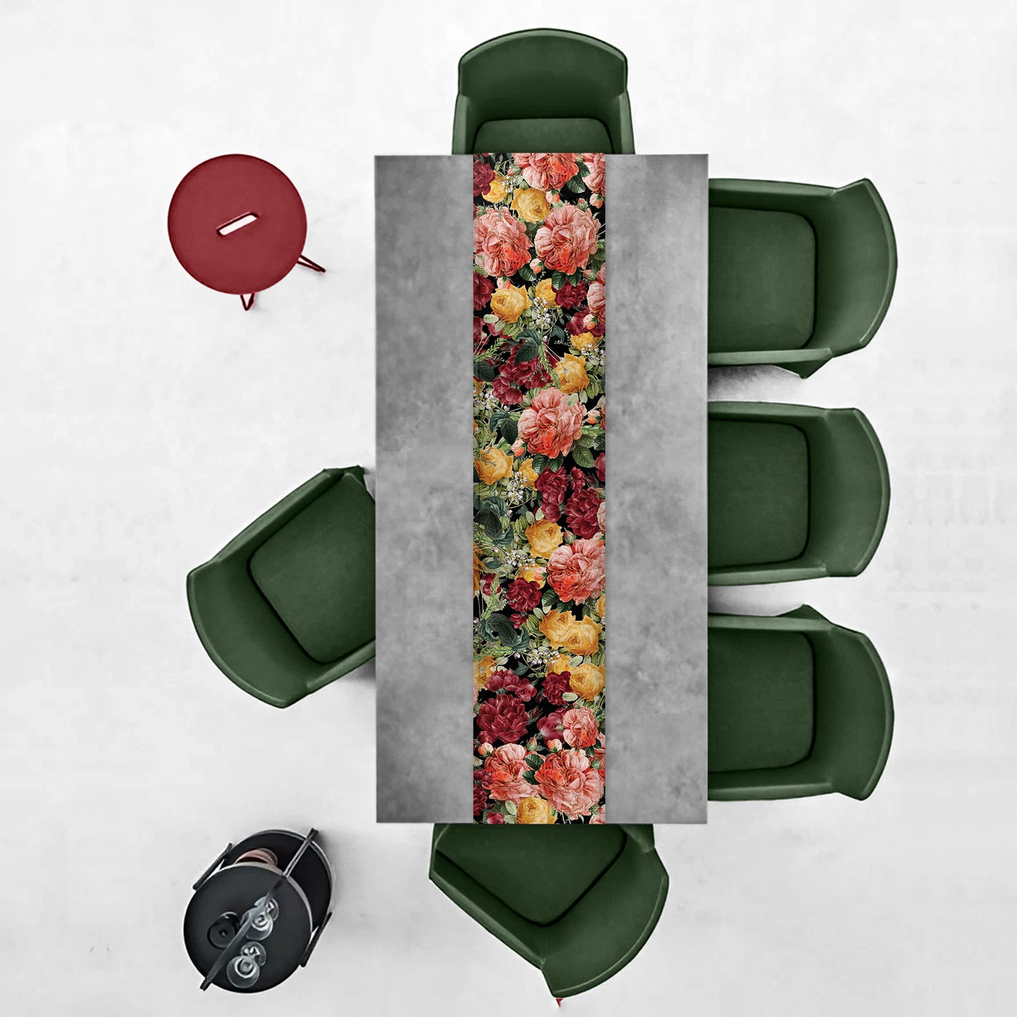 Floral Mix Table Runner By Mark van Vuuren