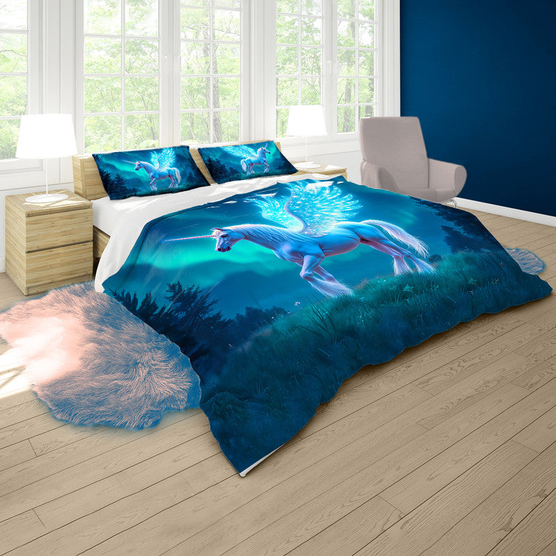 Magic Unicorn Duvet Cover Set