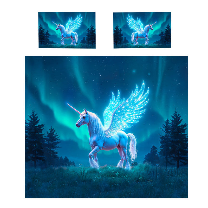 Magic Unicorn Duvet Cover Set