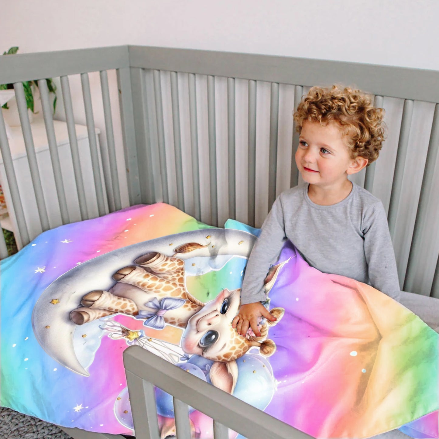 Magical Baby Giraffe Cot Set