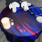 Magma Flow Round Tablecloth