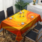 Magma Current Rectangle Tablecloth