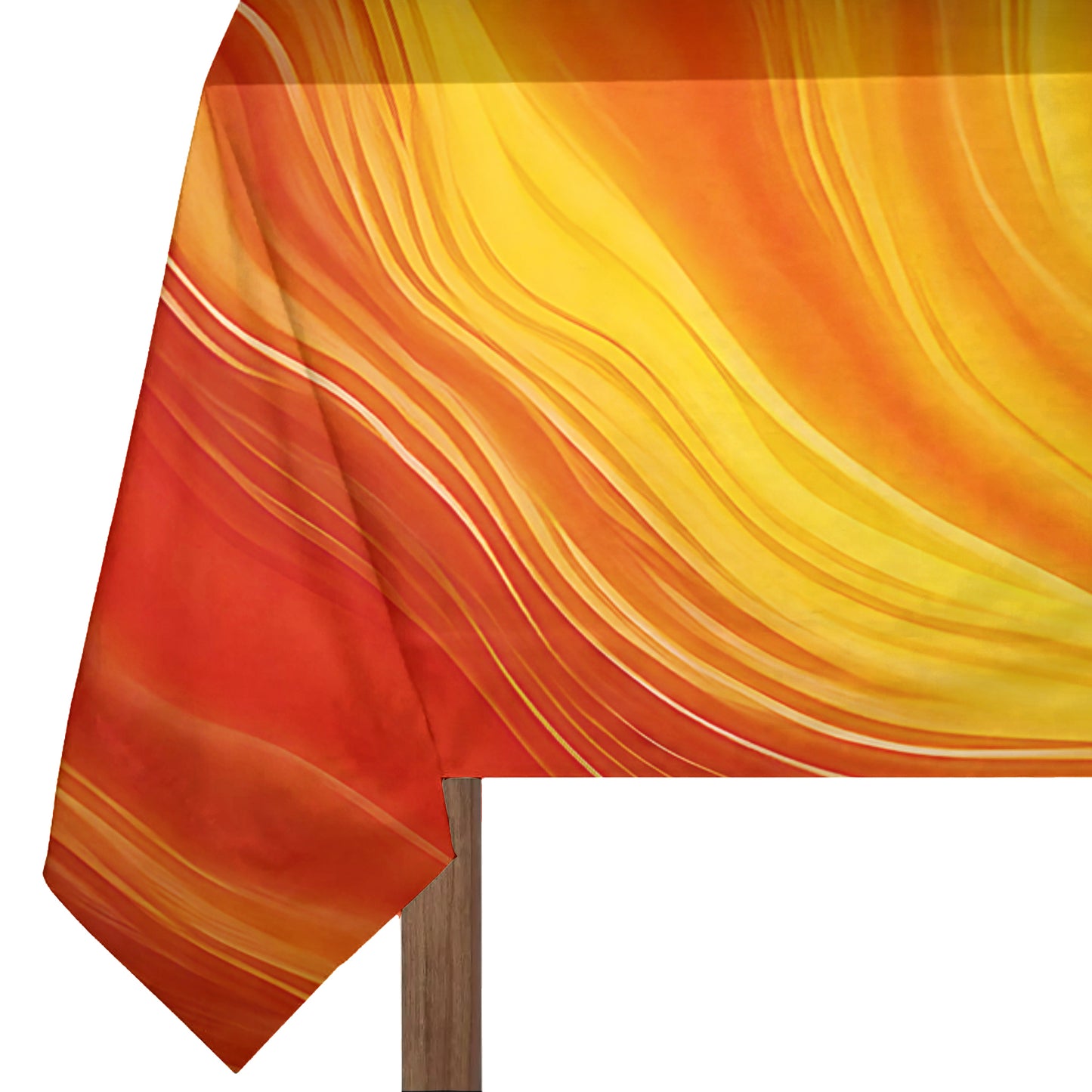Magma Current Rectangle Tablecloth