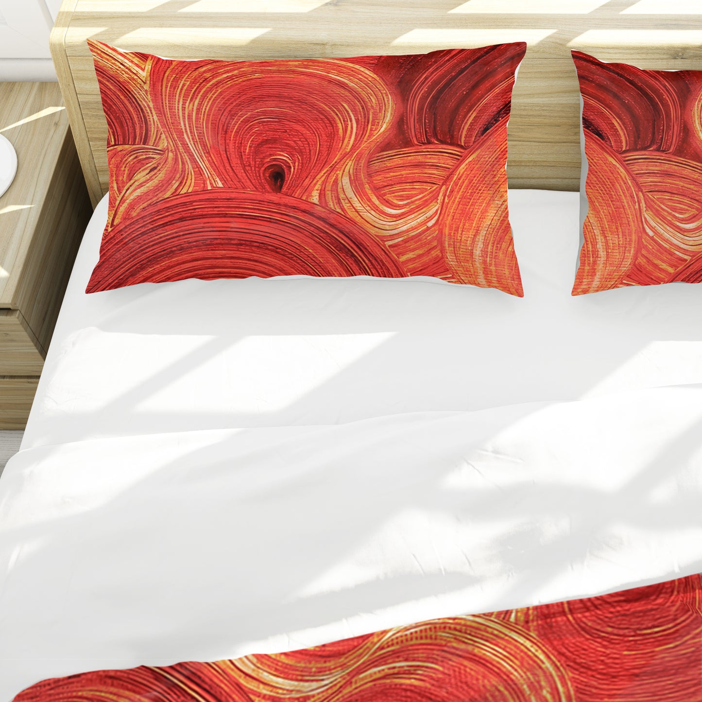 Magma Swirls Duvet Cover Set
