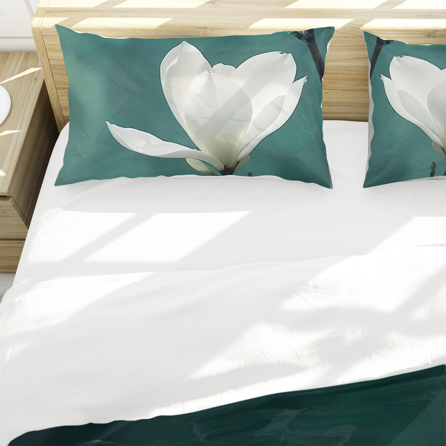 Magnolia Bride Duvet Cover Set