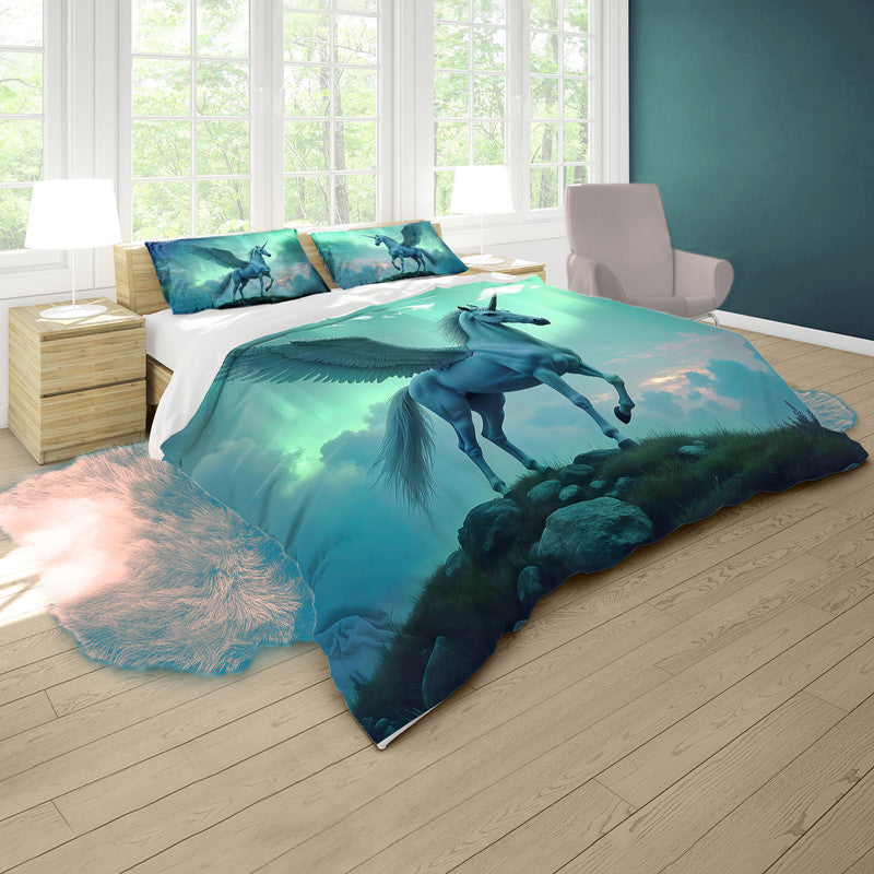 Majestic Unicorn Duvet Cover Set