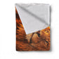 Majestic African Lion Light Weight Fleece Blanket by Nathan Pieterse