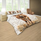 Majestic Brown Cow Duvet Cover Set by Mark van Vuuren