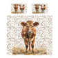 Majestic Brown Cow Duvet Cover Set by Mark van Vuuren