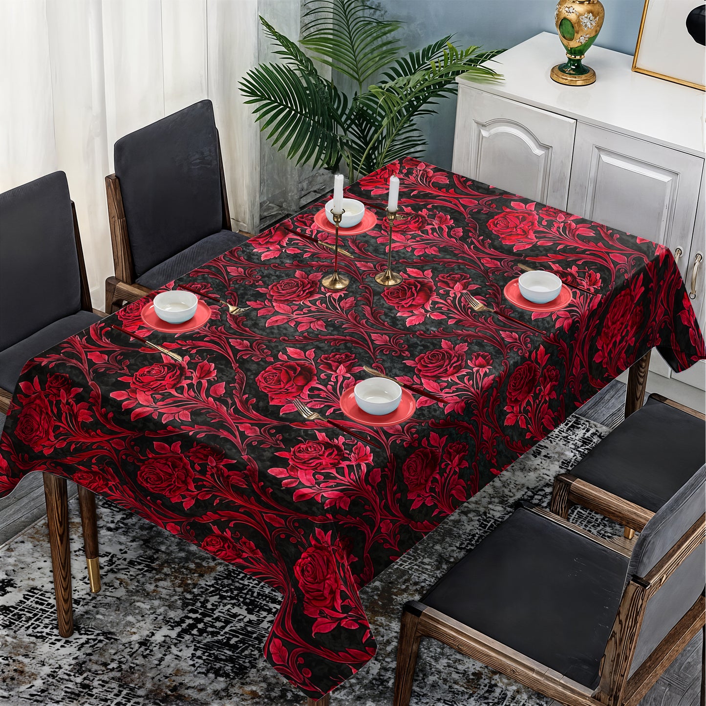 Majestic Pattern Rectangle Tablecloth