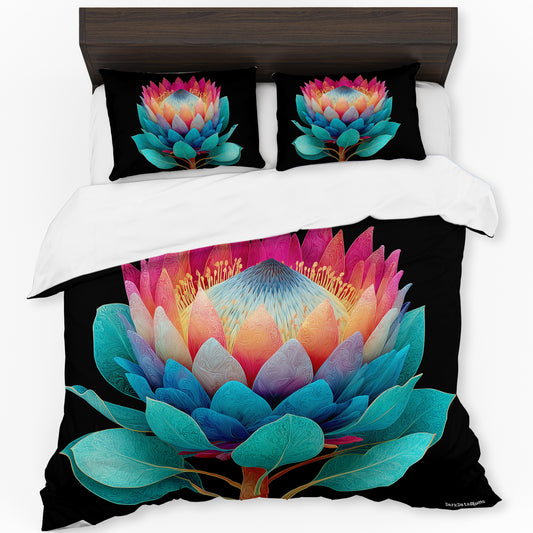 Majestic Protea Duvet Cover Set by Wikus Schalkwyk