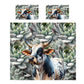 Majestic Succulent Nguni Duvet Cover Set by Mark van Vuuren