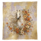 Majestic White Horse Light Weight Fleece Blanket