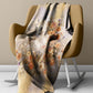 Majestic White Horse Light Weight Fleece Blanket