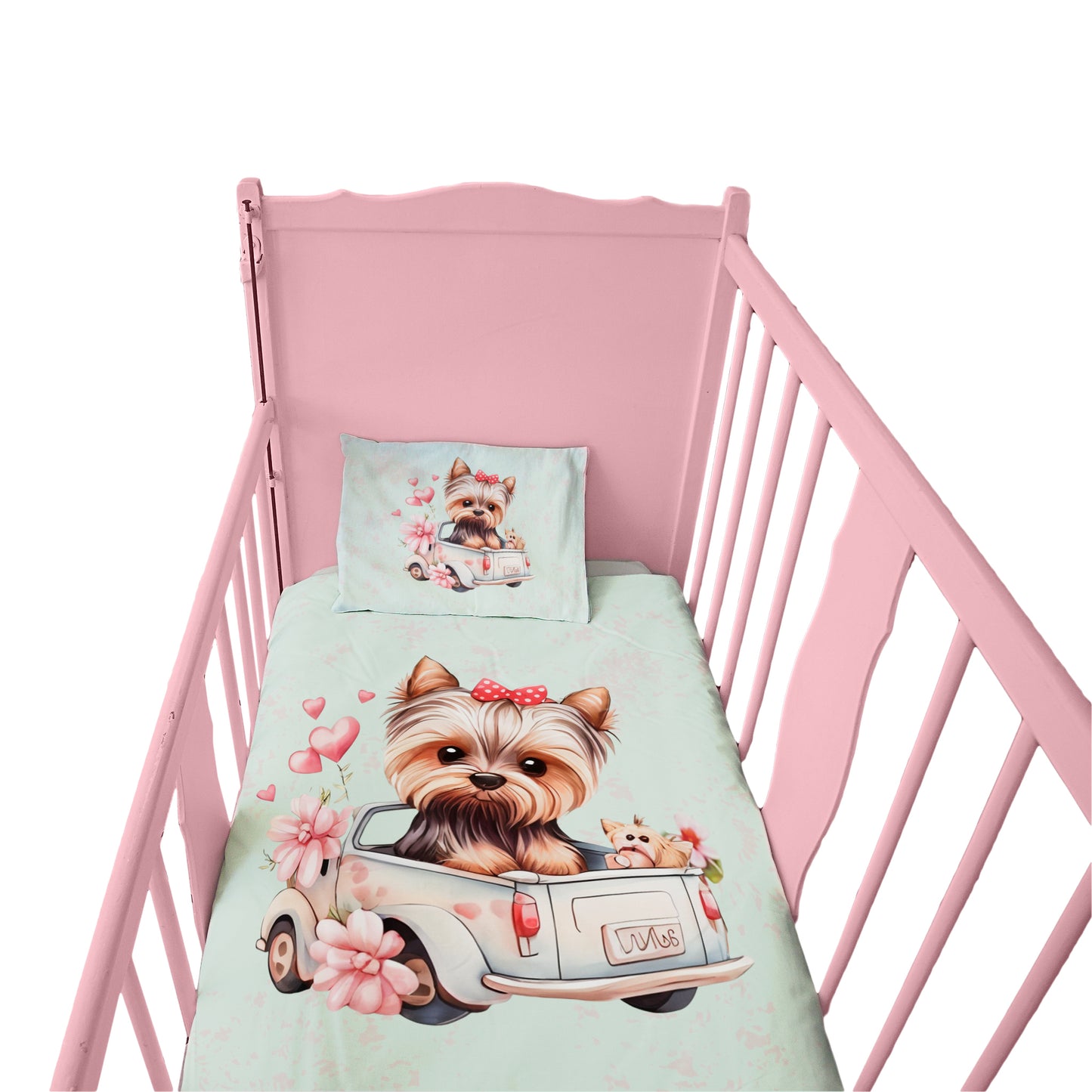 Mama Yorkie Cot Duvet Set
