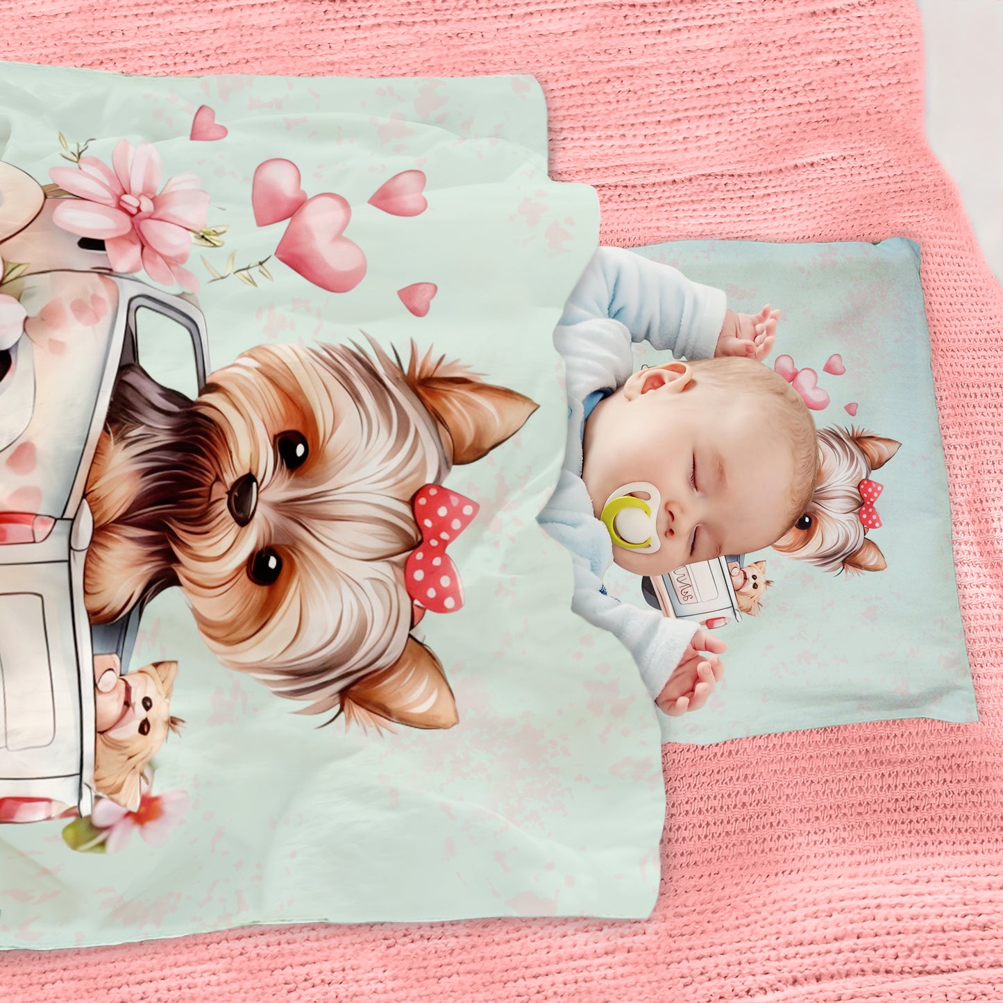 Mama Yorkie Cot Duvet Set