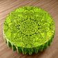 Mandala Green Floral Round Tablecloth